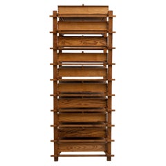 Kommode mit modernen Holzschubladen aus der Jahrhundertmitte nach Gerrit Rietveld, um 1970