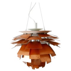 Poul Henningsen für Louis Poulsen Kupfer PH Artichoke Pendelleuchte oder Kronleuchter