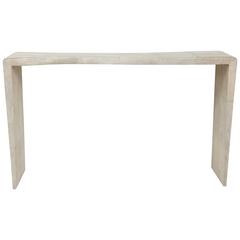 Shagreen Console with Bronze Details, France 11