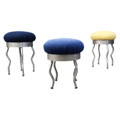 Tabourets Uri vintage Memphis Design de Per Ivar Ledang pour IKEA, 1995 - lot de 3