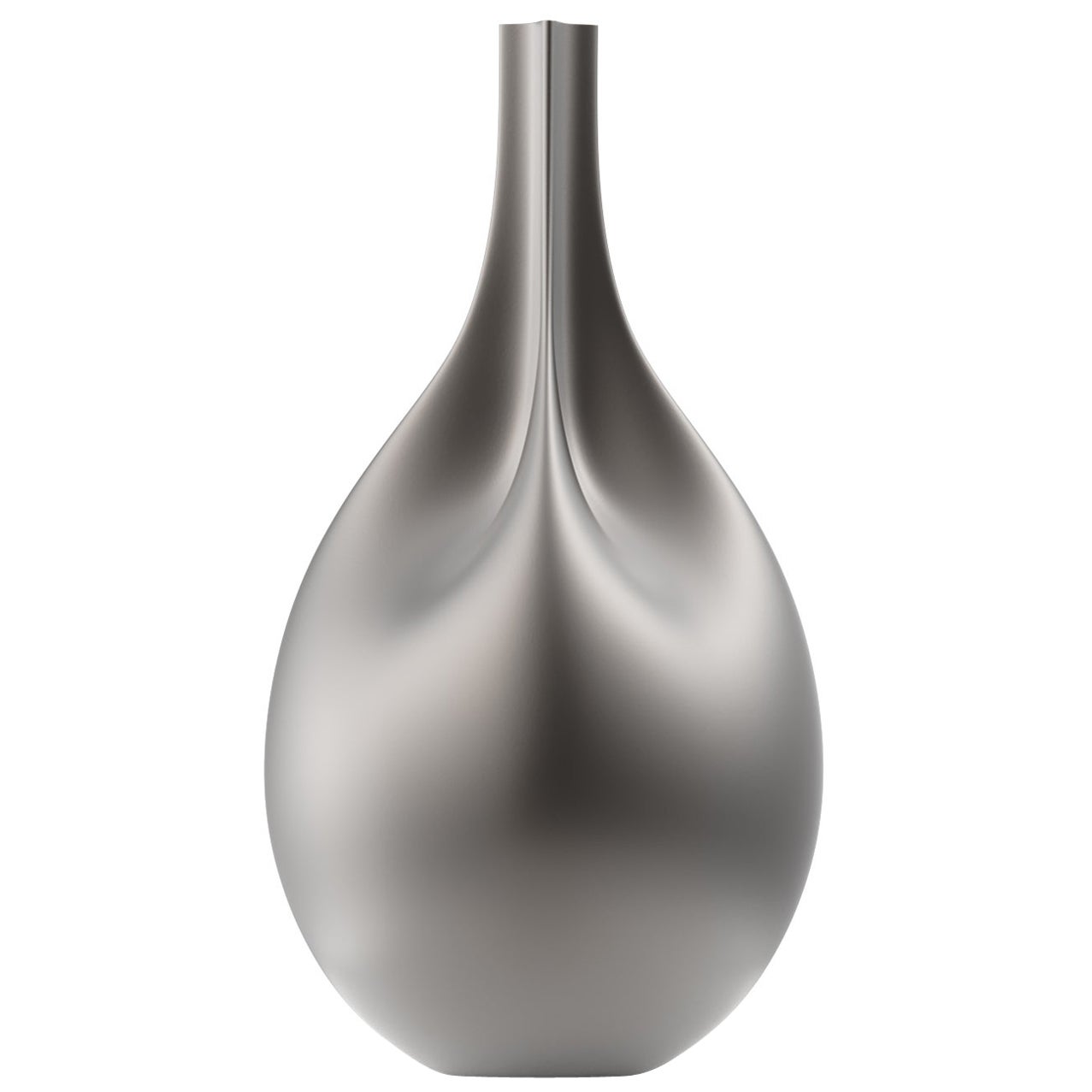 Vaso Aeros in argento 1a edizione 2/3 di Mattice Boet: Eleganza stampata in 3D