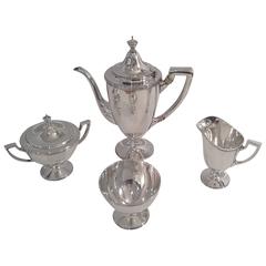 Antique Tiffany & Co. Sterling Silver Four-Piece Tea Set