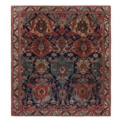 Antique Persian Rug with Medallion & Geometric Floral Patterns, from Rug & Kilim