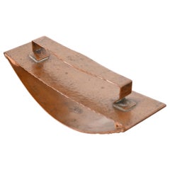 Signed Gustav Stickley Arts & Crafts Hammered Copper Rocker Blotter