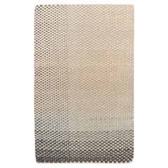 Rug & Kilim's Contemporary Rug in Beige, Blue & Black Gradience