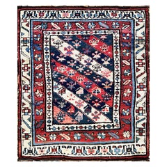 Antique Oushak Yastik Anatolian Rug, Unusual