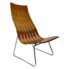 Vintage Hans Brattrud ‘Scandia” Teak Lounge Chair 1960s