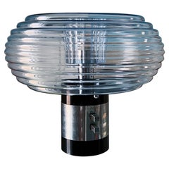 Lampada da tavolo in vetro di Murano di Gaetano Sciolari, stile metà secolo moderno