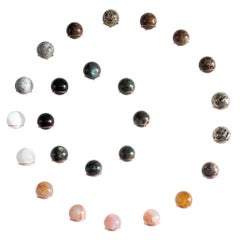 Sprawling Galaxies I - Sten Studio - Wall sculpture with natural stones