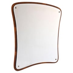 Specchio vintage con cornice curva