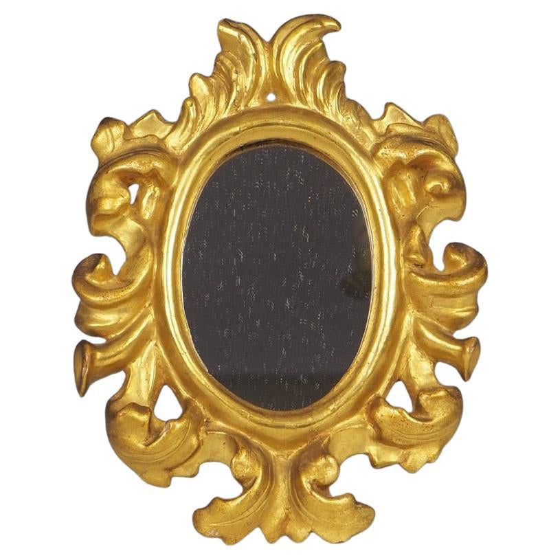 Exquisite Antique Italian Giltwood Wall Mirror