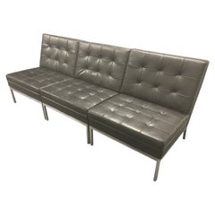 Satz von 3 Loungesesseln Nr.65 von florence knoll