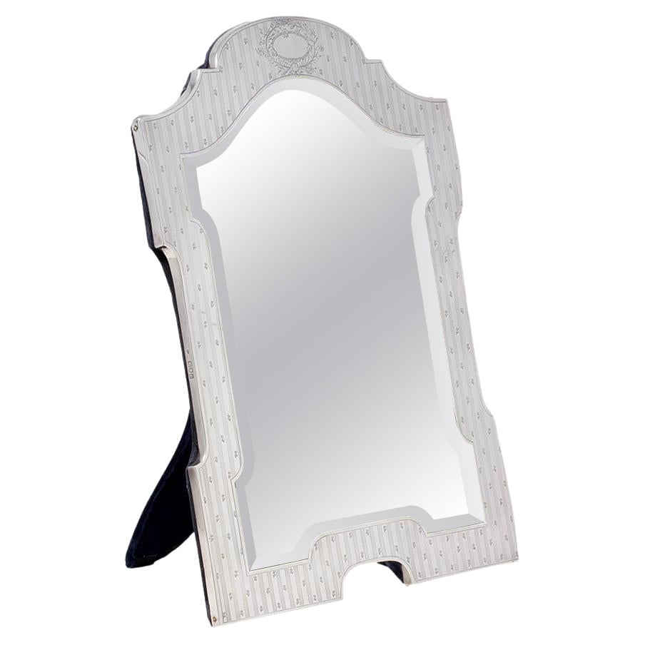 Antique Sterling Silver Mirror by William Comyns