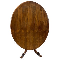 Mesa de centro/comedor antigua victoriana de palisandro de calidad excepcional