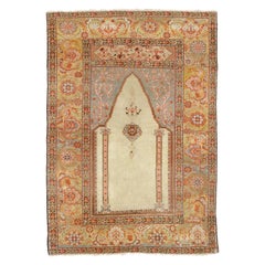 Tappeto da preghiera turco antico di Gordes, 1880 ca.