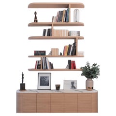 Buffet et la bibliothèque signés par Gigi Design