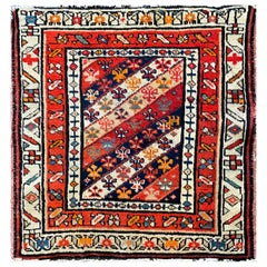 Antique  Turkish Oushak Yastik Anatolian Rug, Unusual