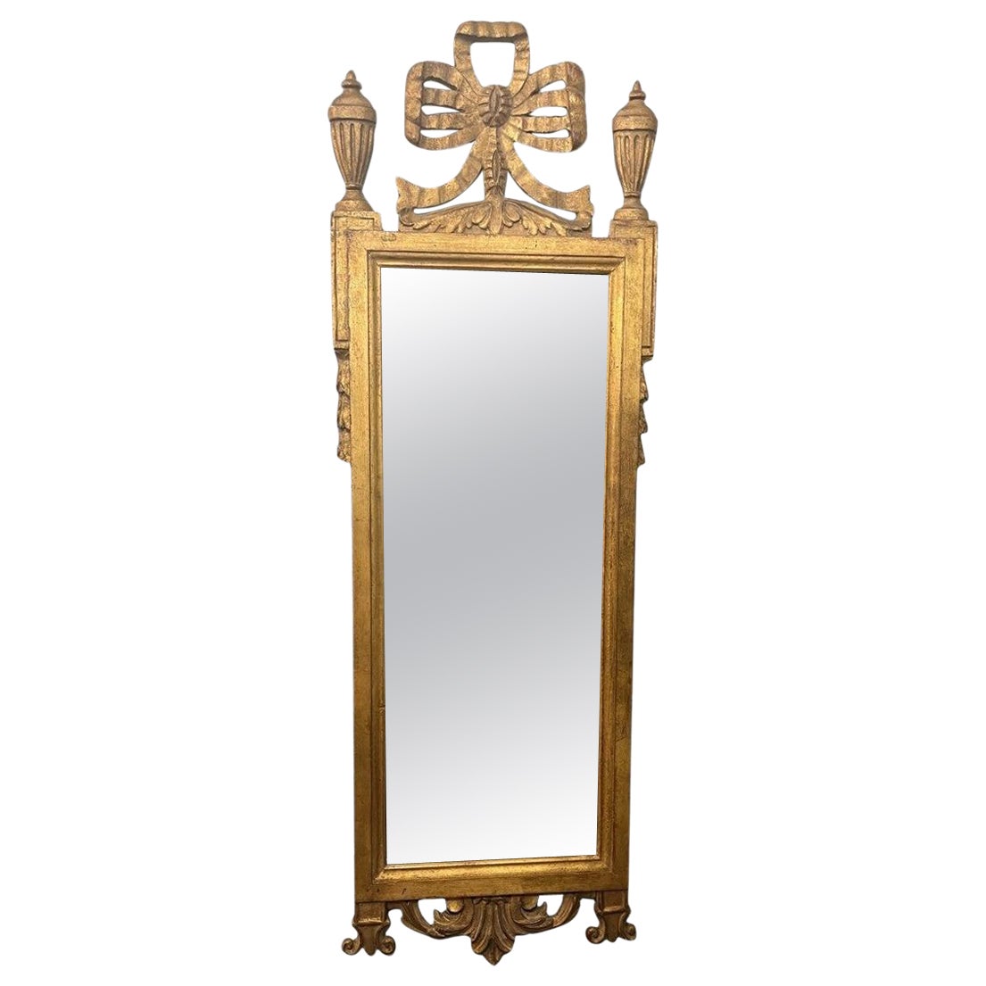 Italienischer Giltwood-Pier-Spiegel des 20. im Angebot