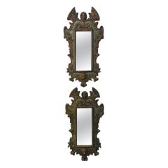 Pair of Gothic Baroque Style Wall Mirrors