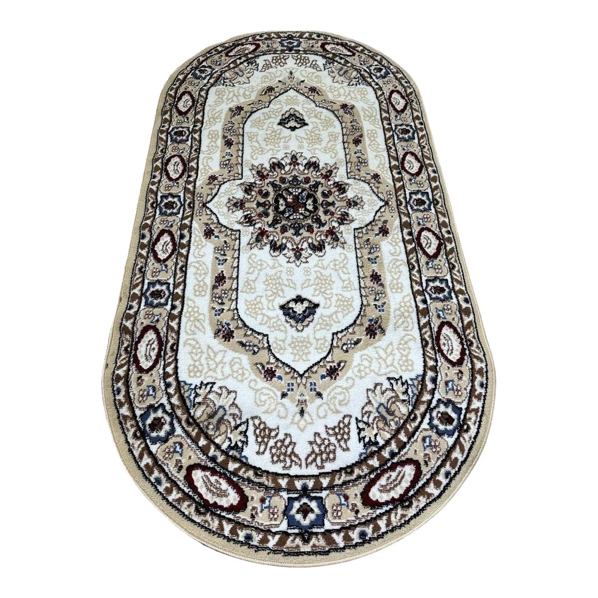 Contemporary Kazakh Tabriz Design Rug 100cm x200cm (3.3' x 6.6') - 1Z09