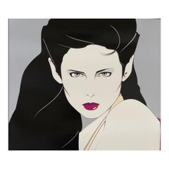 Patrick Nagel Stampa Originale Top Vintage