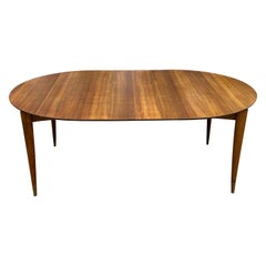 Oval Dining Table with Two Leaves Gio Ponti