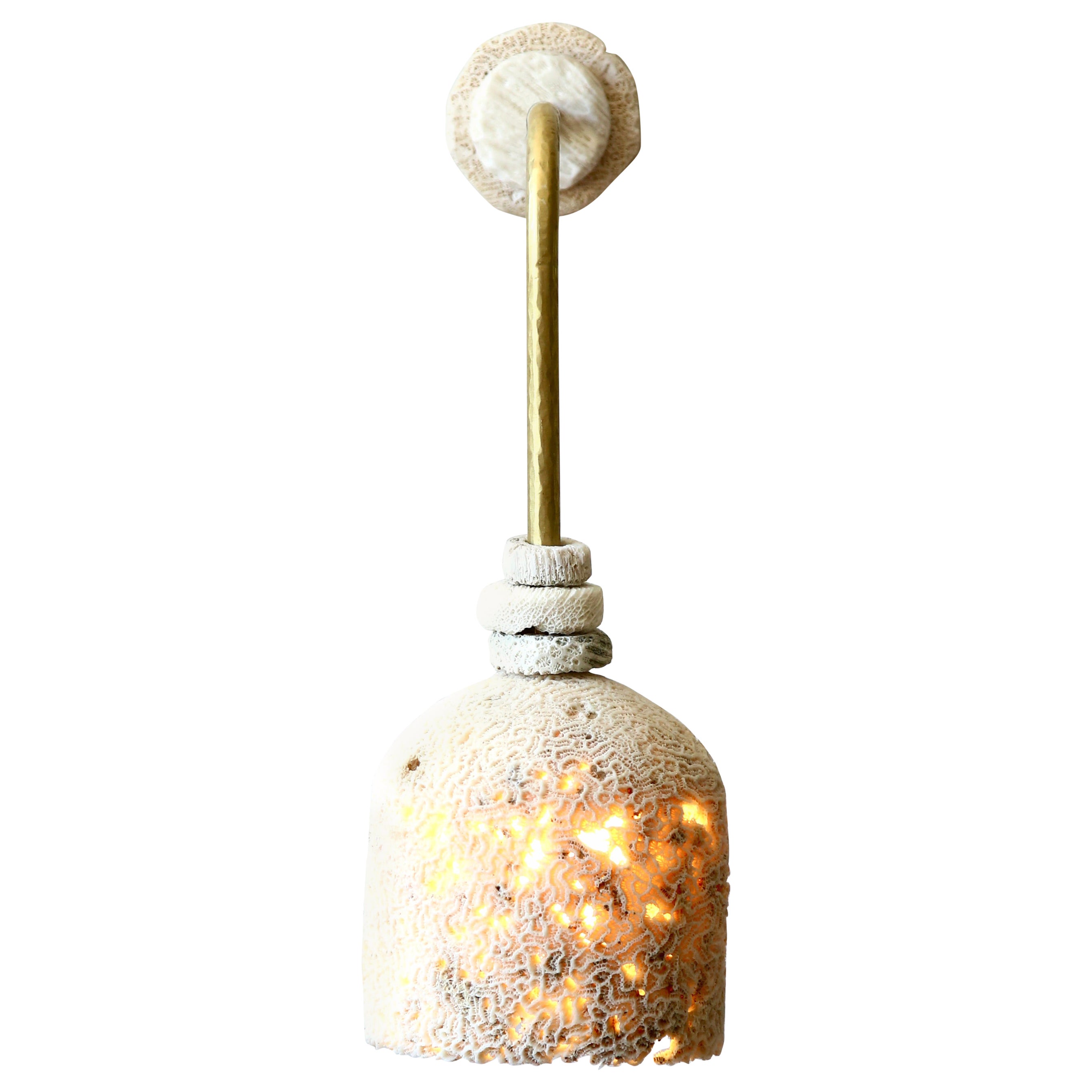 Dome Wall Light ARC by Marovo Island Traders For Sale