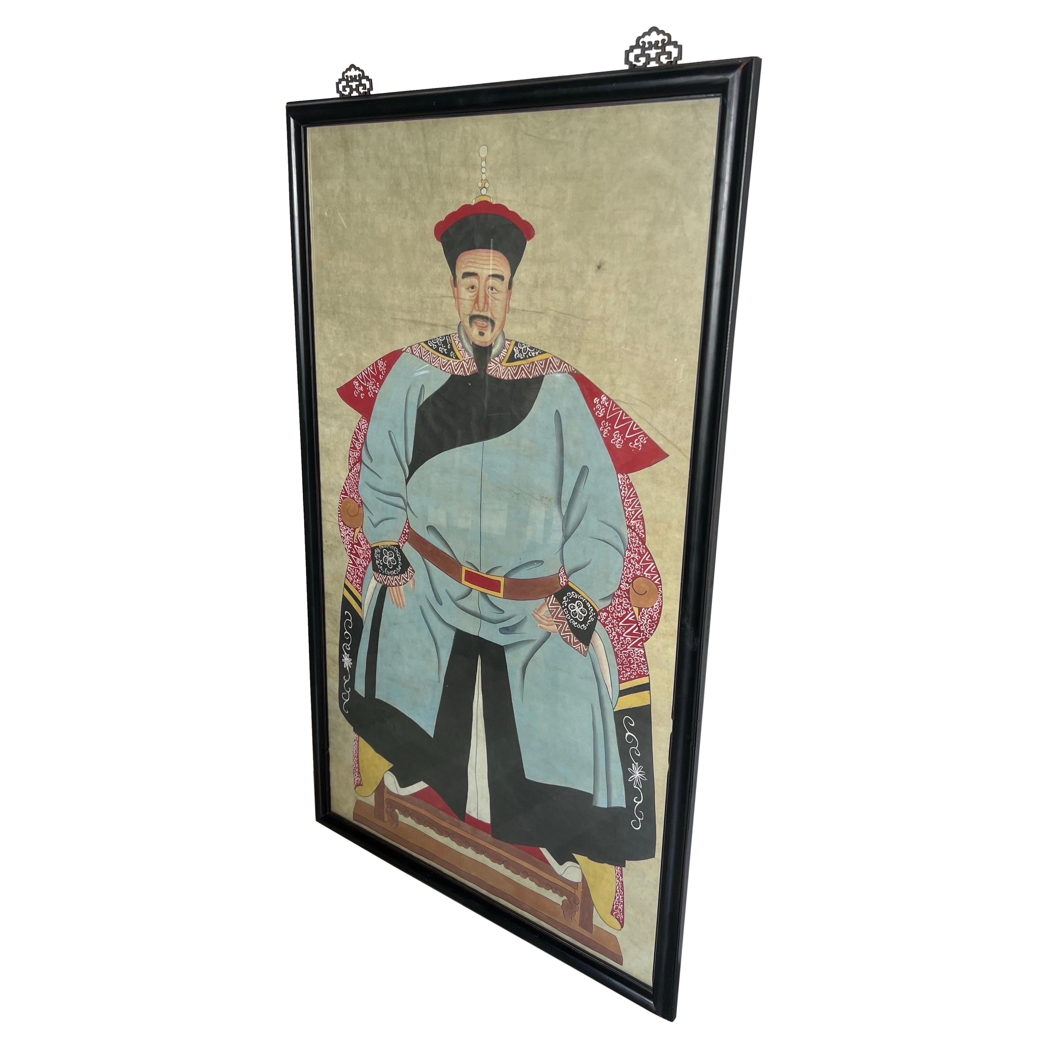 19th Century Chinese Ancestor Portrait