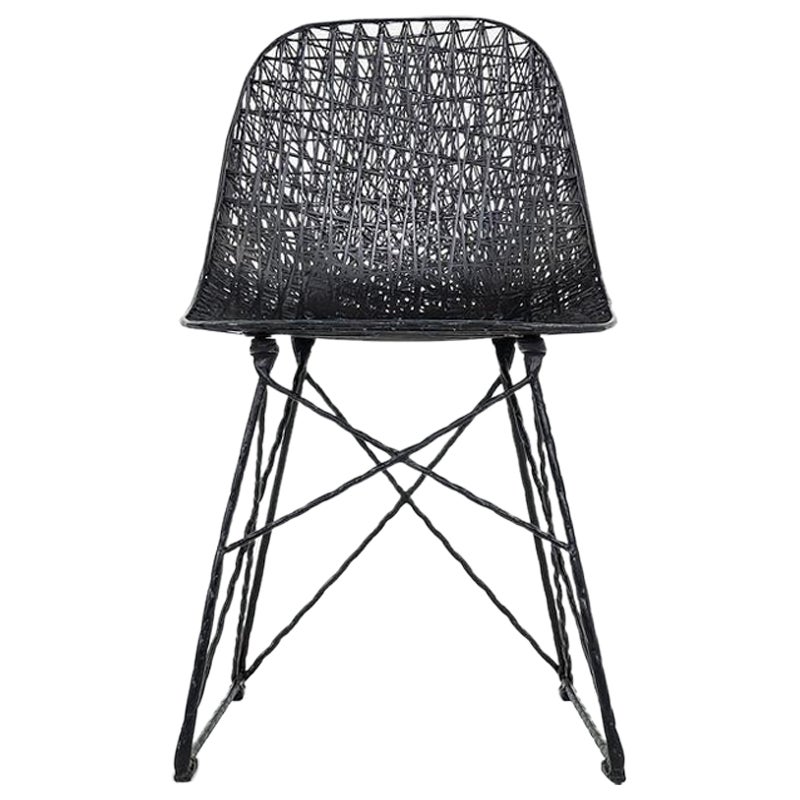2022 Bertjan Pot and Marcel Wanders for MOOOI Carbon Fiber Dining Chair in Black
