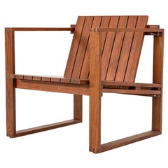 2020 BK11 Chaise longue en teck fabriquée au Danemark par Bodil Kjaer pour Carl Hansen