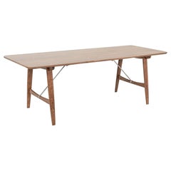 2023 Carl Hansen BM1160 Table de chasse par Borge Hansen Noyer Laqué Inox