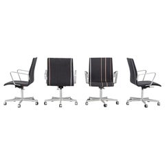 2012 Silla de escritorio baja Oxford de Arne Jacobsen para Fritz Hansen en tela 4x Disponible