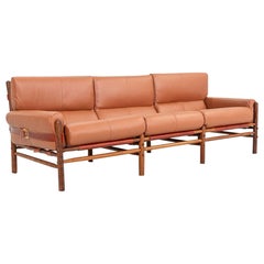 1970s Kontiki Three Seat Sofa by Arne Norell for Scanform with New Upholstery