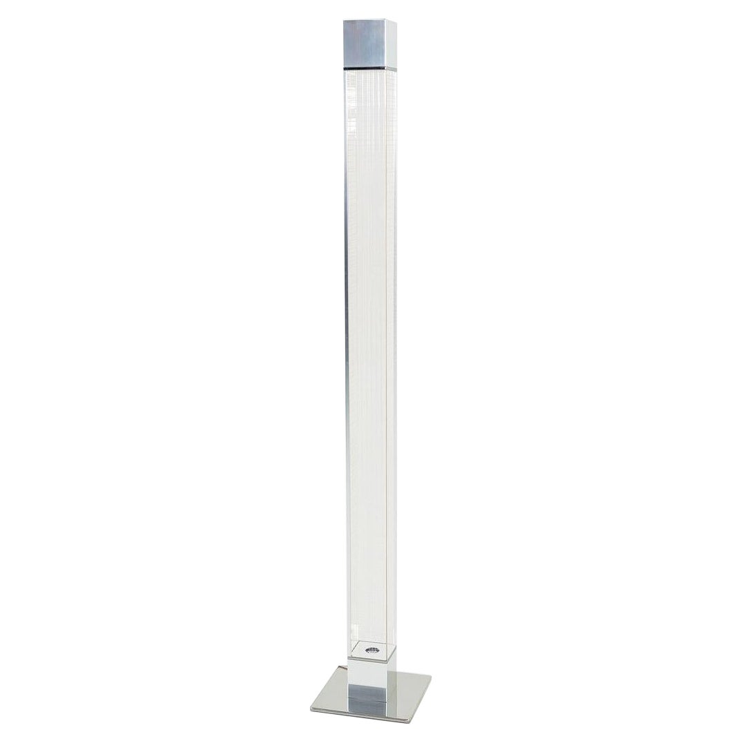 2022 Carlotta de Bevilacqua for Artemide Mimesi Floor Lamp LED 3000K Chrome 120V For Sale