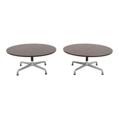 2012 Herman Miller Eames Aluminum Group 36 inch Coffee Table Wood Top 1x Avail