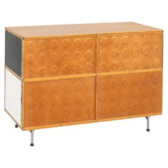 1953 ESU 240-N Shelving Unit by Charles & Ray Eames for Herman Miller w/ Walnut