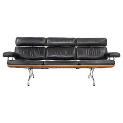 1990s ES 108 Three Seat Sofa by Ray & Charles Eames for Herman Miller in Walnut