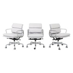 Silla de escritorio Eames Soft Pad Management de Herman Miller de 2010 en gris claro 1x disponible