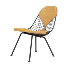 C. 1954 Herman Miller Eames Wire LKX-2 Side / Lounge Chair with OG Bikini Pad