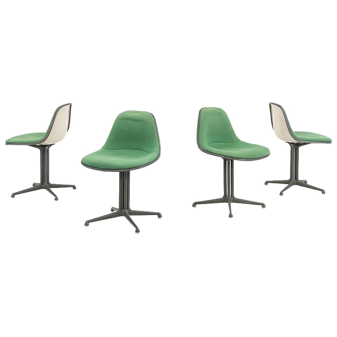 C. 1961 Set of Four La Fonda Chairs by Charles and Ray Eames for Herman Miller