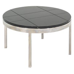1974 Davis Allen & Gordon Bunshaft of SOM Coffee Table Granite & Steel 4x Avail