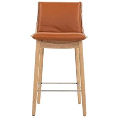2022 Carl Hansen Embrace Counter Stool Thor 307 Leather with Natural Trim E007