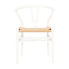 2023 Hans Wegner für Carl Hansen CH24 Wishbone-Stuhl in Weiß, Wishbone