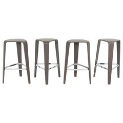 Set di quattro sgabelli da bar Tre anni 2010 di Jehs & Laub per Davis in Oak Oak 30 pollici