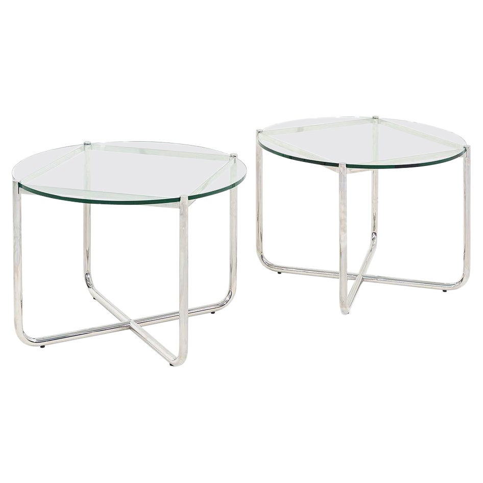 1979 Mies van der Rohe für Knoll MR Beistelltisch aus dem Sears Tower von SOM 2x Avail, Mies van der Rohe im Angebot