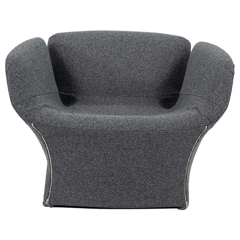 2023 Patricia Urquiola for Moroso Bloomy Arm Chair in Matrix 912 Grey