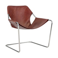 2000er Paulistano Lounge-Sessel aus braunem Leder Paulo Mendes da Rocha für Objekto