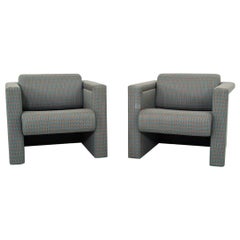 1990 Pair of Knoll International New Weissenhof Chairs Trix & Robert Haussmann