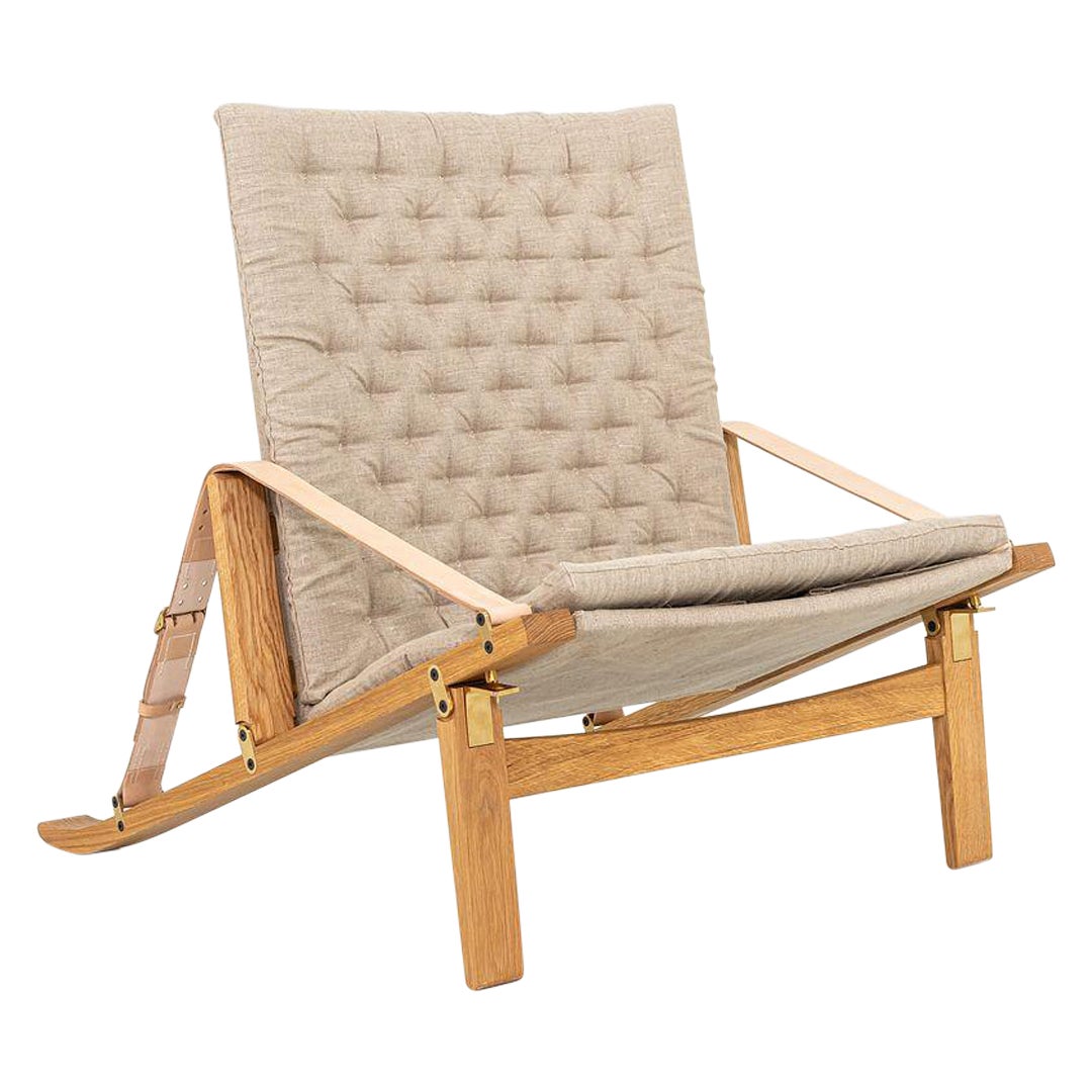 2024 Carl Hansen FK11 Folding Adjustable Lounge Chair by Fabricius and Kastholm For Sale