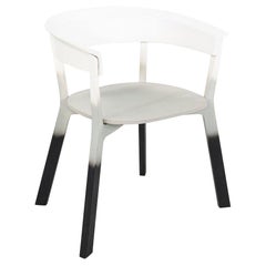 2023 Werner Aisslinger for Moroso Wood Bikini Chair Blur Effect White Black Wood
